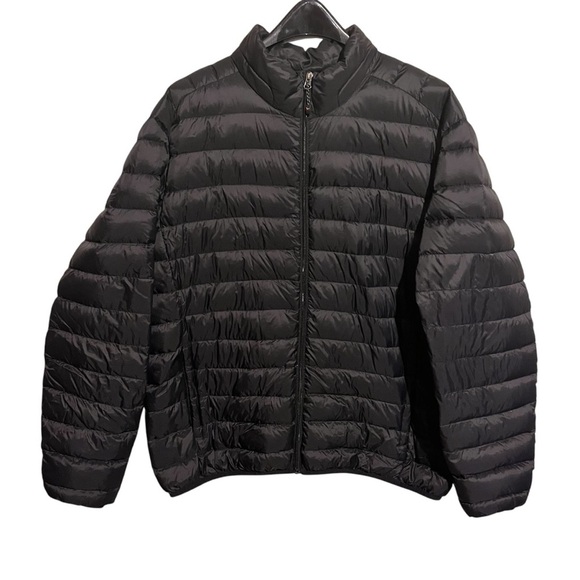 Hawke & Co Jacket Men's XL Black Zip Dynamic Sport Fiber Performance Packable - Picture 1 of 7